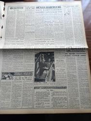 Zafer Gazetesi - 16 Ekim 1959 - Kıbrıs Valisi Sir Hugh Foot'un Verdiği Cevap - Fransız Parlamentosu Sabaha Kadar Cezayir Meselesini Görüştü - Reisicumhur Celal Bayar'ın Libya Meliki Emir Seyit'e Çektiği Telgraf - Tevfik İleri Kız Teknik Öğretmen Okulunun Açılışında Bulundu -  Başvekil Adnan Menderes'in Amerika'da Yaptığı Görüşmeler - Polaris Füzesi - Galata Hadisesi Sanıklarının Dünkü Duruşması - Migros'u Soyan Meçhul Hırsızlar - General Kasım'ı Öldürmek İçin Yeni Bir Suikast Projesi - Yüzelli Senelik Mazisi Olan Türk Amerikan sergisi - Kültür Takvimi Hazırlıkları Bitti - Gazeteci İlhami Tansel Evlendi - Radyo Programı - Silahsızlanmada Yeni Bir Amerikan Planı Yok - Kruşçef'in Çinliler İle Münasebetleri İyiymiş - Mareşal Juin'e Göre Komünist Stratejisi - Sineması Olmayan Memleket Sıkkım -  Sing Sing'de Baş Gardiyanının Not Defterinden Yazan Johny J. Sheehy Yazı Dizisi - Dünkü At Yarışları - Hacettepe Gençlerbirliği Maçı - Voleybolda İtalya'ya Mağlup Olduk - Fenerbahçe Ankara'ya Geliyor