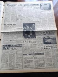 Zafer Gazetesi - 10 Ekim 1959 - CENTO Toplantısı Dün Nihayete Erdi - Le Theatre D'art Du Ballet Temsilleri - Başvekil Adnan Menderes İle Televizyon Mülakatları - İngiltere'de Muhafazakar Parti Seçimleri Kazandı - Tokyo Büyükelçimiz Süreyya Anderiman Ve Refikasının Naaşları Geliyor - Paris'te Gösterilen Dağları Delen Ferhad İsimli Türk Filmi Geniş Alaka Uyandırdı - Reisicumhur Celal Bayar Dün Gülveren Çarşısını Ziyaret Etti - Bu Yıl Elde Edilecek Pamuk 200 Bin Ton - Almanlar Türkiye'de Bir Sanat Enstitüsü Kuracak - Volkswagen - Türkiye'de Kütüphanecilik Hamlesi - Siyasal Bilgiler Fakültesi'nin 100. Yıldönümü Kutlanacak -  Türk Amerikan Derneği İngilizce Temsil Verecek - Aytaç Çorap Deposu - Liman İşçileri Grevi İçin Mahkeme Kararı - Nikita Kruşçef Sibirya'yı Geziyor - Milliyetçi Çin'in Milli Bayramı - Atomda Amerika Rusya İşbirliği - Mahpus Tutulan Macar Yazarları Tibor Dery İle Giule Hay - Bütün Hususiyetleriyle Antakya Ve İskenderun - Sing Sing'de Baş Gardiyanının Not Defterinden