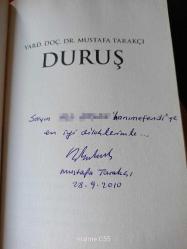 DURUŞ ISLAK İMZALI İTHAFLI