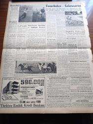 Zafer Gazetesi - 16 Aralık 1959 - NATO Vekiller Konseyi Dün Çalışmalarına Başladı - Amerikan Başkanı Eisenhower Dün Atina'dan Ayrıldı - Süreyya'nın Babası İran Şahı'nın Düğün Törenine Davet Edildi - Ortadoğuyu Saran Eroin Şebekesi - Altı Kaçakçı Nusaybin'de Mayına Basarak Parçalandı - Lütfi Kırdar'ın Moskova'daki Tetkikleri - Trakya Samsun Enerji Nakil Hatları Kuruluyor - İran Münakalat Nazırı Ansari Ankara'ya Geldi - Demokraside Şahsileşme Yazan Cengiz İlhan - Türkiye İş Bankası - Ragıp Akyavaş - Marshall Yardımına Benzer Yeni Bir Plan Mı - Paraguay'da Ordu Hükümete Sadık Kaldı - Casusluk Romanı Büyük Mükâfatını Kazanan Eser Operation Totem - Fidel Castro Bir Arkadaşını İtham Etti - Hindistan'ın Komünist Çin'e Verdiği Nota - Vita Yağ - Samsun Güven Otobüsleri - Fenerbahçe Galatasaray Maçında Can Bartu İle Turgay Şeren Oynuyorlar - At Yarışlarında Handikap Ve Handikapör Meselesi - Bu Haftaki Voleybol Ve Basketbol Programı - Avrupa Voleybol Şampiyonası Fikstürü - Karagümrük'lü Sümer