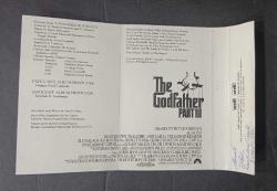SADECE KARTONETTİR * KASET YOKTUR * THE GODFATHER III FİLM MÜZİKLERİ