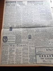 Zafer Gazetesi - 30 Mart 1957 - Eskişehir Çimento Fabrikası 4 Nisan'da Törenle Açılacak - Türkiye'de Yeni Bir Petrol Tasfiyehanesi Kurulacak - Türk Irak Kültür Anlaşması İmzalandı - Rusya Norveç'i Nato'dan Ayırmak İçin Çalışıyor - Amerikan Ordusu Atom Silahıyla Teçhiz Ediliyor - Melih Esenbel'in Verdiği Beyanat - Reisicumhur Celal Bayar'ın Dünkü Kabulleri - Türk Hava Yolları Umumi Heyet Toplantısı - Bağdat Paktı Atom Araştırma Merkezindeki Kurslar Başlıyor - İngiltere'den Alınacak Uçakların Üstünlüğü - Riyaseticumhur Filarmoni Orkestrası 51. Üniversite Konserini Bugün Verecek - Var Olmak Yazan İlhan Tarus Yazı Dizisi - Yepyeni Bir Yıldız Dominigue Wilms- Çocuklar Niçin Derse Kaldırılır - Beyaz Cehennem Yazan Clintan Secley - Federal Kamyonları - Bulmaca - Radyo - Opon Ağrı Kesici - Rugby Ve Fransa - Galatasaray İle Vefa Bu Yıl 3 Defa Karşı Karşıya - Misafir İstanbulspor Yolspor'la Ankaragücü Demirspor Oynuyor - Nefis Tamek Kompostoları - Ali Gencay'ın Ardından - Sümerspor