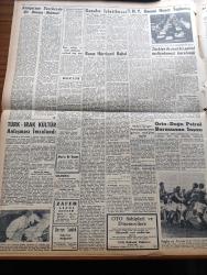 Zafer Gazetesi - 30 Mart 1957 - Eskişehir Çimento Fabrikası 4 Nisan'da Törenle Açılacak - Türkiye'de Yeni Bir Petrol Tasfiyehanesi Kurulacak - Türk Irak Kültür Anlaşması İmzalandı - Rusya Norveç'i Nato'dan Ayırmak İçin Çalışıyor - Amerikan Ordusu Atom Silahıyla Teçhiz Ediliyor - Melih Esenbel'in Verdiği Beyanat - Reisicumhur Celal Bayar'ın Dünkü Kabulleri - Türk Hava Yolları Umumi Heyet Toplantısı - Bağdat Paktı Atom Araştırma Merkezindeki Kurslar Başlıyor - İngiltere'den Alınacak Uçakların Üstünlüğü - Riyaseticumhur Filarmoni Orkestrası 51. Üniversite Konserini Bugün Verecek - Var Olmak Yazan İlhan Tarus Yazı Dizisi - Yepyeni Bir Yıldız Dominigue Wilms- Çocuklar Niçin Derse Kaldırılır - Beyaz Cehennem Yazan Clintan Secley - Federal Kamyonları - Bulmaca - Radyo - Opon Ağrı Kesici - Rugby Ve Fransa - Galatasaray İle Vefa Bu Yıl 3 Defa Karşı Karşıya - Misafir İstanbulspor Yolspor'la Ankaragücü Demirspor Oynuyor - Nefis Tamek Kompostoları - Ali Gencay'ın Ardından - Sümerspor