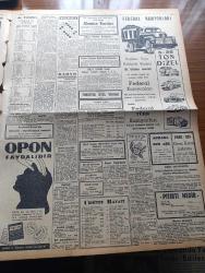 Zafer Gazetesi - 30 Mart 1957 - Eskişehir Çimento Fabrikası 4 Nisan'da Törenle Açılacak - Türkiye'de Yeni Bir Petrol Tasfiyehanesi Kurulacak - Türk Irak Kültür Anlaşması İmzalandı - Rusya Norveç'i Nato'dan Ayırmak İçin Çalışıyor - Amerikan Ordusu Atom Silahıyla Teçhiz Ediliyor - Melih Esenbel'in Verdiği Beyanat - Reisicumhur Celal Bayar'ın Dünkü Kabulleri - Türk Hava Yolları Umumi Heyet Toplantısı - Bağdat Paktı Atom Araştırma Merkezindeki Kurslar Başlıyor - İngiltere'den Alınacak Uçakların Üstünlüğü - Riyaseticumhur Filarmoni Orkestrası 51. Üniversite Konserini Bugün Verecek - Var Olmak Yazan İlhan Tarus Yazı Dizisi - Yepyeni Bir Yıldız Dominigue Wilms- Çocuklar Niçin Derse Kaldırılır - Beyaz Cehennem Yazan Clintan Secley - Federal Kamyonları - Bulmaca - Radyo - Opon Ağrı Kesici - Rugby Ve Fransa - Galatasaray İle Vefa Bu Yıl 3 Defa Karşı Karşıya - Misafir İstanbulspor Yolspor'la Ankaragücü Demirspor Oynuyor - Nefis Tamek Kompostoları - Ali Gencay'ın Ardından - Sümerspor