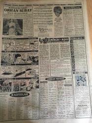 YENİ SABAH GAZETESİ  12 MAYIS 1964 YIL :27 SAYI :9037---Amerika'yı Kıbrıs için bir kere daha  ikaz  ettik --63 saat  gömülü kalan yedi işçi  kurtarıldı ---Yunanlıların bir küstahlığı  daha ---Bir öpücük  iddiası adliyeyi   karıştırdı --Çalınan definenin  geri kalan kısmını  aranıyor --Demokrasiyi Korumak : Siyavuşgil --Elke Sommer  Paylaşılamıyor ---Bir Müzisyeni de daha kaybettik : Orhan Subay ---Sinemalar ,Tiyatrolar ,Radyo Programları ---Sağnak : Fenerbahçe  gibi  bizde  yetişebiliriz dedi ---Deringör : Lefter e  ihtiyaç  olursa tekrar  çağırırız  dedi ----H.Vaughn  : Evvela basketbol  antrenörü  yetiştiriniz diyor ---Ruslar Papaza Yardım Yapacak ----Bir Türk maden işçisi öldü ---Elke Sommer Paylaşılamıyor ---Vergi davalarında  bozmaya karşı  temyiz  komisyonun ısrarı ---Ümit takımı yarın İst.Spor la Karşılaşıyor --H.Tepe ve Beykoz un durumları  tehlikede --Bir katil kurşuna dizilecek ---NATO toplantısı için La Haye de bulunan Erkin dün Amerika Dışişleri Bakanı ile Görüştü ----