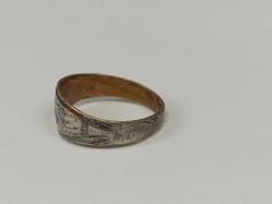 Antika Osmanlı Gümüş Savatlı Yüzük