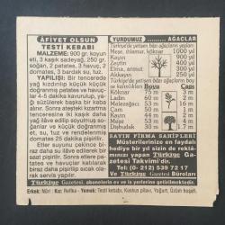 25 EKİM 1995 -TAKVİM YAPRAĞI-DOĞUM GÜNÜ HEDİYESİ-TÜRKİYE GAZETESİ TAKVİMİ,ORTA ANADOLU RAFİNERİSİNİN KIRIKKALEDE AÇILIŞI 1986,RUSYANIN KARS VE ARDAHANI İSTEMESİ 1947,TESTİ KEBABI,AĞAÇLAR