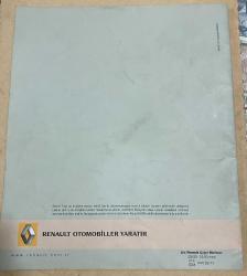 2000 Dönemi Renault Megane Broşür
