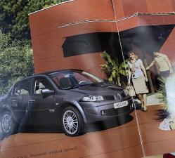 2000 Dönemi Renault Megane Broşür