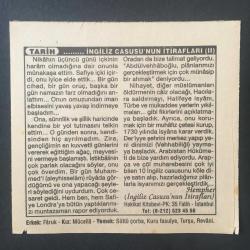 7 KASIM 1995 -TAKVİM YAPRAĞI-DOĞUM GÜNÜ HEDİYESİ-TÜRKİYE GAZETESİ TAKVİMİ,DÜNYA ŞEHİRCİLİK GÜNÜ,ANAYASANIN KABULÜ 1982,HIZIR GÜNLERİ SONU,İNGİLİZ CASUSUNUN İTİRAFLARI 2