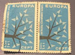 Mektup Zarfından Kesilmiş  / Postadan Geçmiş Pul Filateli - Damgalı - EUROPA CEPT, 195 KURUŞ - Türkiye Cumhuriyeti