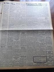 Zafer Gazetesi - 28 Kasım 1954 - Mümtaz Faik Fenik Köşe Yazısı - Kapalıçarşı'da 1000 1500 Dükkan Kül Oldu - Sıhhat Vekili Behçet Uz - 1955 Bütçesi Başvekalatte - Celal Bayar Dün İstanbul'a Gitti - Mısır'da Tevkif Edilen Şahıslar 1000'i Buldu - Madeni Paralar Değiştirilecek -  Başvekil Adnan Menderes'e Gönderilen Telgraflar - Roket Uçuş Denemeleri - Ayın Ondördü Yazan Refik Halid Karay Yazı Dizisi - Türkiye Şoförler Federasyonu - Krem Mouson - Bir İngiliz Ailesinin Bütün Fertlerini Öldüren Dominici Hakkında Savcı iddianamesi - Cezayir'de Fransız Harekatı Başlıyor - Amerika Kızıl Çin'e Sert Bir İhtarda Daha Bulundu - Macarlar Fenerbahçe'yi 3 1 Mağlup Etti - Hollywood Nasıl Doğdu Mary Pickford'un Hatıraları - Ankara'da Temsiller Veren Fransızları Seyrederken - Romeo Ve Jüliet 1954 Yazan Reinhard Fedumann Yazı Dizisi - Güneşspor Otoyıldırım Maçından Bir Görünüş - Ankara İstanbul İzmir Radyosu Programı - Derya Kabadayıları Yazan Sadi Karsel - Hacettepe Gençlerbirliği Maniasını Aşabilecek Mi