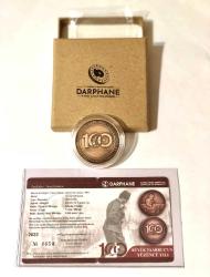 BÜYÜK TAARRUZUN 100 YILI BRONZ oxide DARPHANE SERTFIKALI