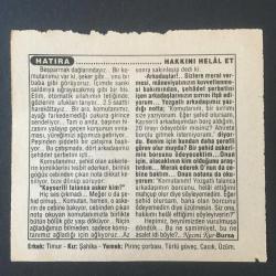 8 AĞUSTOS 1994 -TAKVİM YAPRAĞI-DOĞUM GÜNÜ HEDİYESİ-FATİH HAK VE HİZMET VAKFI TAKVİMİ,4.MEHMED İN TAHTA ÇIKIŞI 1648,BİTLİSİN KURTULUŞU,HAKKINI HELAL ET