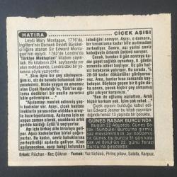 22 AĞUSTOS 1994 -TAKVİM YAPRAĞI-DOĞUM GÜNÜ HEDİYESİ-FATİH HAK VE HİZMET VAKFI TAKVİMİ,GÜNEŞ BAŞAK BURCUNDA,TUNUSUN FETHİ 1534,CELAL BAYARIN ÖLÜMÜ 1986,ÇALDIRAN ZAFERİ 1514,ÇİÇEK AŞISI