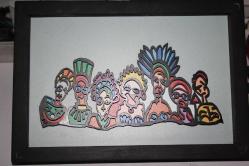 Cem Sağbil Üç boyutlu bir çalışma, metal ve karışık teknik, 22 x 31.5 x 3.5 cm