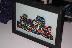 Cem Sağbil Üç boyutlu bir çalışma, metal ve karışık teknik, 22 x 31.5 x 3.5 cm