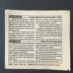 23 ARALIK 1994 -TAKVİM YAPRAĞI-DOĞUM GÜNÜ HEDİYESİ-FATİH HAK VE HİZMET VAKFI TAKVİMİ,1.MEŞRUTİYETİN İLANI 1876,ŞİDDETLİ SOĞUKLAR,TAŞIYAMIYACAĞIM BİR YÜK,PRATİK BİLGİLER