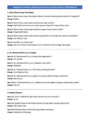 AÖF İlahiyat 1. Sınıf 1. Dönem TÜM Dersler Kitabı