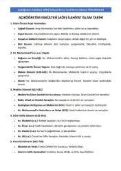 AÖF İlahiyat 1. Sınıf 1. Dönem TÜM Dersler Kitabı