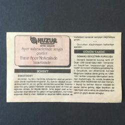 27 OCAK 1992 -TAKVİM YAPRAĞI-DOĞUM GÜNÜ HEDİYESİ-HUZUR TAKVİMİ,OSMANLI DEVLETİNİN KURULUŞU 1299,HATAY ANTLAŞMASI 1937,ÇOCUĞUNUZA İSİM,EBEDİ DOST,
