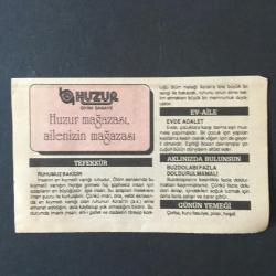 28 OCAK 1992 -TAKVİM YAPRAĞI-DOĞUM GÜNÜ HEDİYESİ-HUZUR TAKVİMİ,MÜLKİYE MEKTEBİNİN AÇILIŞI 1859AYANDON FIRTINASI,RUHUMUZ BAKİDİR,EVDE ADALET,BUZDOLABI FAZLA DOLDURULMAMALI,GÜNÜN YEMEĞİ