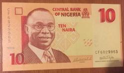 NİJERYA 10  NAIRA 2006 ÇİL.KAĞIT  PARA