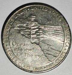 ABD 2005  5 CENT Lewis ve Clark Expedition'ın 200. Yıldönümü - Okyanus Manzarası