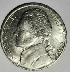 ABD 1999 D  5 CENT