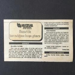 12 ŞUBAT 1992 -TAKVİM YAPRAĞI-DOĞUM GÜNÜ HEDİYESİ-HUZUR TAKVİMİ,KEÇECİZADE FUAT PAŞANIN VEFATI 1869,CENAP ŞEHABETTİNİN VEFATI 1934,KAHRAMANMARAŞIN KURTULUŞU 1920,ÇOCUĞUNUZA İSİM,EN KARLI YATIRIM,YÜZ İFADESİ,GÜNÜN YEMEĞİ