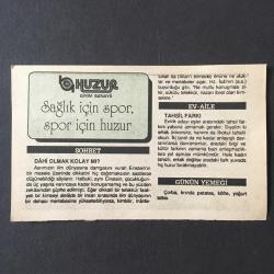 29 ŞUBAT 1992 -TAKVİM YAPRAĞI-DOĞUM GÜNÜ HEDİYESİ-HUZUR TAKVİMİ,ÇOCUĞUNUZA İSİM,DAHİ OLMAK KOLAY MI,TAHSİL FARKI,GÜNÜN YEMEĞİ
