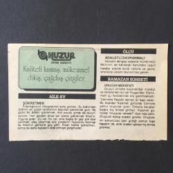 11 MART 1992 -TAKVİM YAPRAĞI-DOĞUM GÜNÜ HEDİYESİ-HUZUR TAKVİMİ,KUT UL EMARE ZAFERİ 1917,KOCAKAN SOĞUKLARI ,ÇOCUĞUNUZA İSİM,ŞÜKRETMEK,ADALETLİ DAVRANMALI,ORUCUN MÜKAFATI