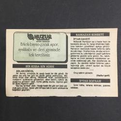 20 MART 1992 -TAKVİM YAPRAĞI-DOĞUM GÜNÜ HEDİYESİ-HUZUR TAKVİMİ,ULUĞ BEYİN DOĞUMU 1394,URANUS GEZEGENİN KEŞFİ 1781,HAMSİNİN SONU,ÇOCUĞUNUZA İSİM,ASLAN GİBİ OL,İFTAR DAVETİ,İFTAR SOFRASI