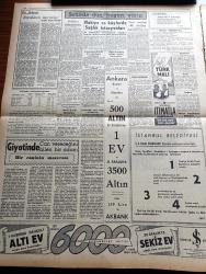 Zafer Gazetesi - 21 Ekim 1954 - Mümtaz Faik Fenik Köşe Yazısı - Almanya'daki İşgal Rejimi Sona Eriyor - Türkiye Pakistan Paktı'nın Ehemmiyeti - Celal Bayar Dün İş Bankasını Ziyaret Etti - İstanbul Teknik Üniversitesinde Yeni Ders Yılına Törenle Başlandı - Başvekil Adnan Menderes'in Yakasına Kıbrıs Türktür İbaresi Yazılı Rozet Takılıyor - Yeni Mimari Akademi Kurulacak - Yedek Subay Okulunda Diploma Tevzii Töreni - Refik Koraltan Nevşehir'de - Belgrad Karması İstanbul'u 4 3 Mağlup Etti - Orhan Seyfi Orhon Köşe Yazısı - Ankara'da Büyük Bir Rasathane Kurulacak - Adana Tam Bir Sanayi Şehri Haline Geliyor - Türkiye Avusturya Ticaret Anlaşması - Asilerle Savaş - Türk Yugoslav Milli Maçından Resimler - İkiz Dünya Başka Alemlerde Bir Macera Çizgi Roman - Fantezi Bir Uçan Daire Yeryüzüne İndi Yazan Nihat Ülkekul Yazı Dizisi - Hacettepe De Ahli'yi 5 0 Yendi - Dünya Ağır Siklet Boks Şampiyonluğu - Rocky Marciano - Çocuk Köşesi - Star Traş Bıçağı - Bursa Mobilya Mağazası - Scotsman Gaz Sobası