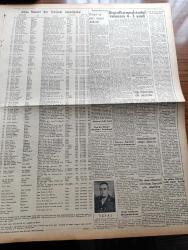 Zafer Gazetesi - 21 Ekim 1954 - Mümtaz Faik Fenik Köşe Yazısı - Almanya'daki İşgal Rejimi Sona Eriyor - Türkiye Pakistan Paktı'nın Ehemmiyeti - Celal Bayar Dün İş Bankasını Ziyaret Etti - İstanbul Teknik Üniversitesinde Yeni Ders Yılına Törenle Başlandı - Başvekil Adnan Menderes'in Yakasına Kıbrıs Türktür İbaresi Yazılı Rozet Takılıyor - Yeni Mimari Akademi Kurulacak - Yedek Subay Okulunda Diploma Tevzii Töreni - Refik Koraltan Nevşehir'de - Belgrad Karması İstanbul'u 4 3 Mağlup Etti - Orhan Seyfi Orhon Köşe Yazısı - Ankara'da Büyük Bir Rasathane Kurulacak - Adana Tam Bir Sanayi Şehri Haline Geliyor - Türkiye Avusturya Ticaret Anlaşması - Asilerle Savaş - Türk Yugoslav Milli Maçından Resimler - İkiz Dünya Başka Alemlerde Bir Macera Çizgi Roman - Fantezi Bir Uçan Daire Yeryüzüne İndi Yazan Nihat Ülkekul Yazı Dizisi - Hacettepe De Ahli'yi 5 0 Yendi - Dünya Ağır Siklet Boks Şampiyonluğu - Rocky Marciano - Çocuk Köşesi - Star Traş Bıçağı - Bursa Mobilya Mağazası - Scotsman Gaz Sobası