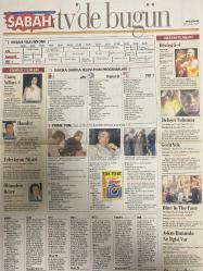 SABAH MELODİ GAZETESİ VE SABAH TELERAMA GAZETESİ -25 Eylül1997 -Söyleyemedikleriniz--Süleyman Turan-Şöhret Tuzağı-Ah şu kocalar-Hale Pakcan-Mimi ile Muti-Patrıck Mc Donnel-Bizim Aile-Mort Walker-Dıck Browne-Marvın-Tom Amstrong-astroloji-Şerif Ercan-Telekritik-Erdoğan sevgin--sabah TV’de bugün-Bu gün ne yapalım-Özlem akalan-Şerif Ercan-Ahmet Şimşek koleji-Yasemin kumral Şimşek-Süleyman leylak-Atilla Öztürk-Meltem pusat-Haldun dormen-Prof.John Strauss-Hande Ataizi-Onur Sarıkaya-Gülben Ergen-Erol Atar-Ediz Hun-Berna Laçin-Yalçın Dümer-Kemal Seden-Haluk Kurdoğlu-Aydan Şener-Mel Gibson-Cüneyt Arkın-Filiz Akın