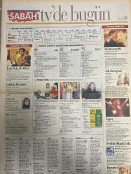 SABAH MELODİ GAZETESİ VE SABAH TELERAMA GAZETESİ -23 Eylül1997 -Söyleyemedikleriniz--Süleyman Turan-Şöhret Tuzağı-Ah şu kocalar-Hale Pakcan-Mimi ile Muti-Patrıck Mc Donnel-Bizim Aile-Mort Walker-Dıck Browne-Marvın-Tom Amstrong-astroloji-Şerif Ercan-Telekritik-Erdoğan sevgin--sabah TV’de bugün-Bu gün ne yapalım-hülya Koç-ataç dış ticaret-Sema Cıngıllıoğlu-Figen Yarahangümeyli-meltem pusat-doktor mebrure Altuğ-Tarık Akan-Esra Ceyhan-Aydın—mahallenin muhtarlari-cindoruk—baba—gizem Solmaz-akın tunç-Mahmut hekimoğlu-Sevinç aktansel-Levent İnanır-Yonca Evcimik-Çılgın Bediş-Emrah— gerçek-perihan Savaş—Aytaç Arman--Çılgın Bediş--Çalıkuşu-aydan Şener