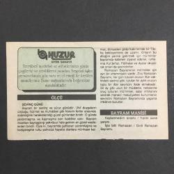 4 NİSAN 1992 -TAKVİM YAPRAĞI-DOĞUM GÜNÜ HEDİYESİ-HUZUR TAKVİMİ,RAMAZAN BAYRAMI 1.GÜN,NATONUN KURULUŞU 1949,DENİZ ŞEHİTLERİ GÜNÜ,ÇOCUĞUNUZA İSİM,SEVİNÇ GÜNÜ,BAYRAM MANİSİ