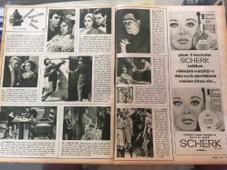 Ses Haftalık Aktüalite Sinema Tiyatro Müzik ve Gençlik Mecmuası Dergisi - 15 HAZİRAN 1968 - Sayı: 25 - Sara Stephen - Ekrem Bora - Sema Özcan - Ayten Kuyululu - Selda Alkor - Gülgün Ok - Sevim Çağlayan - Zeki Müren - Zeynep Aksu - Semiramis Pekkan - Ajda Pekkan - Kartal Tibet - Göksel Arsoy - Muhterem Nur - Murat Soydan - Muzaffer Nebi - Muzaffer - Münir Özkul - Alizia Gurr - Anjenette Commer - John Patrick - Fikret Hakan - Lino Nanni - Suavi Sonar - Öztürk Serengil - Jean Paul Belmondo - Fatma Girik - Üstün Poyraz Set - Charles Bronson - Suna Pekuysal - Ergun Köknar - Scherk Sabun Reklamı - Paul Newman - Joanne Woodward - Vanessa Redgrave - Taylan Kök - Selçuk Alagöz - Rana Alagöz - Mete Duruman - Ülkü Özen - Vog Eva Külot Reklamı - Piraye Uzun - Aykut Bora - Cahit Irgat - Cem Karaca - Mehmet Soyarslan - Faruk Şereftuğ - Stephen Boyd - Tursil Deterjan Reklamı - POSTERLİ 32 SAYFA TAM TAKIM DERGİ