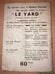 LE 3E CAVALİER ACCUSE / ROMAN POLİCİER COMPLET / LE YARD / CARL BUCHANAN / TYPOGRAPHİE FİRMİN DİDOT ET CİE / FRANSIZCA KİTAP (HAFİF YIPRANMIŞ)