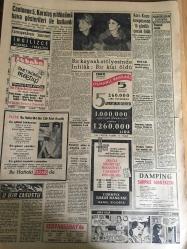 YENİ SABAH GAZETESİ  24 ŞUBAT 1960 YIL : 22 SAYI :7537---Bütçenin tümü  üzerindeki müzakereler dün sona erdi --Kıbrıs Görüşmeleri Başlıyor --65  yaşındaki  bir şahıs kızının dostunu  öldürdü ---Yüz  CHP li Mebus İstanbul a  gelecek ---Ege satılan tütün  dün  40 milyon kiloya yaklaştı ---Chessman  'ın  yaşaması  için 30 şans var -- Zafer Madalyası : Siyavuşgil ---Sinemalar ,Tiyatrolar ,Radyo Programları ----Cento nun 5. Kuruluş  Yıldönümü Hava Gösterileri ile Kutlandı ---Karı -Koca kavgasında 15 günlük  çocuk öldü ---Bir  kaynak  atölyesinde infilak : bir kişi öldü---William Holden Kadınları Cezbediyor ---Şan Sinemasında :Üç Garipler ---Galatasaray -İst. Spor  Karagümrük -Feriköy ---Beşiktaş hususi maç yapmayacak --Fenerbahçe stadı 60 bin  kişi alabilecek ---Federasyonların  Bütçesi 3 Mart ta Taksim Edilecek ---Beynelmilel Voleybol Turnuvasına Sekiz Memleket Katılıyor --İsveç Mektep Gemisi Geliyor ---OSCAR Namzetleri Belli Oldu ---Bir  kamyon dereye uçtu :1 ölü 9 yaralı  var ---