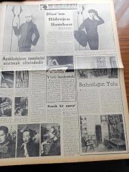 Zafer Gazetesi - 18 Ekim 1954 - Mümtaz Faik Fenik Köşe Yazısı - İktisat Ve Ticaret Vekili Sıtkı Yırcalı - Kar Haddi Mecmuunda Değişiklik Yapılmıyor - Yugoslavya'lılara Dün 5 1 Yenildik -  Gündüz Kılıç Yugoslavların Çok Kuvvetli Olduğunu Söylüyor - Reisicumhur Kupası Koşusu - Refik Koraltan Bünyan'da - Avrupa Nafia Vekilleri 21 Ekim'de Toplanıyor - Irak Başvekili Nuri Said Paşa Yarın Ayrılıyor - Süveyş Anlaşması Yarın İmzalanıyor -  Türk Amerikan Derneğinde Toplantı - Burası Ve Ötesi Yazan Orhan Remzi Yüreğir Yazı Dizisi - Orhan Seyfi Orhon Köşe Yazısı - 4 Sanat Okulu Enstitü Oluyor - Kuduz Bir Köpek Beş Çocuğu Isırdı - Kolombiya Üniversitesi İkiyüz Yaşına Bastı - İran'da 12 Casus İdam Edilecek - Artist Greer Garson Apandisit Ameliyatı Geçirdi - Fenerbahçe Beşiktaş Karması Galatasaray Adalet Karmasını Yendi - Modacı Dior'un Hidrojen Bombası - Fransa'daki Casusluk Hikayesi Baranes Vakası Çeviren Eşfak Aykaç - Pal Traş Bıçakları - Sevişenler Dünyası Filmi - Bursa Mobilya Mağazası - Berta