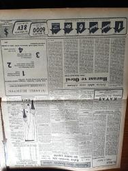 Zafer Gazetesi - 16 Ekim 1954 - 1954 Bütçesindeki Gelir Tahminleri Tahakkuk Ediyor - Eylül Tahsilatı Geçen Yıldan 54 Milyon Fazla - Nuri Sait Paşa Ve Adnan Menderes Kara Emin Tatbikatında - Dumlupınar Faciası Temyiz Lorentzon'un Cezasını Tasdik Etti - Times Gazetesinin Yeni Bir Münasebetsizliği - Pamir Seferberlik Tatbikatı Bugün Bitiyor - Siyamda Uçan Daireler Ve Bir Uçan Üstüvane - Dünyanın En Yüksek Binası Empire State Buildinge Satıldı - Orhan Seyfi Orhon Köşe Yazısı - Burası Ve Ötesi Yazan Orhan Remzi Yüreğir Yazı Dizisi - Yapı İş Federasyonu - İran'da 24 Komünist İdam Cezası Giydi - Ajans Türk Faaliyete Geçti - Çin'de 70 Milyon İnsan Aç Susuz - Türkiye Yugoslavya Yarın Karşılaşıyorlar - Fransa'daki Casusluk Hadisesi Baranes Vakası Çeviren Eşfak Aykaç Yazı Dizisi - İkiz Dünya Başka Alemlerde Bir Macera Çizgi Roman - Konservatuarın Yeni Müdürü Fuat Turkay - Ava Gardner Rio'yu Terk Etmek zorunda Kaldı - Türkiye Jokey Kulübü At Yarışları - Derman Ağrı Kesici - Garanti Bankası - Sana