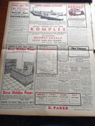 Zafer Gazetesi - 16 Ekim 1954 - 1954 Bütçesindeki Gelir Tahminleri Tahakkuk Ediyor - Eylül Tahsilatı Geçen Yıldan 54 Milyon Fazla - Nuri Sait Paşa Ve Adnan Menderes Kara Emin Tatbikatında - Dumlupınar Faciası Temyiz Lorentzon'un Cezasını Tasdik Etti - Times Gazetesinin Yeni Bir Münasebetsizliği - Pamir Seferberlik Tatbikatı Bugün Bitiyor - Siyamda Uçan Daireler Ve Bir Uçan Üstüvane - Dünyanın En Yüksek Binası Empire State Buildinge Satıldı - Orhan Seyfi Orhon Köşe Yazısı - Burası Ve Ötesi Yazan Orhan Remzi Yüreğir Yazı Dizisi - Yapı İş Federasyonu - İran'da 24 Komünist İdam Cezası Giydi - Ajans Türk Faaliyete Geçti - Çin'de 70 Milyon İnsan Aç Susuz - Türkiye Yugoslavya Yarın Karşılaşıyorlar - Fransa'daki Casusluk Hadisesi Baranes Vakası Çeviren Eşfak Aykaç Yazı Dizisi - İkiz Dünya Başka Alemlerde Bir Macera Çizgi Roman - Konservatuarın Yeni Müdürü Fuat Turkay - Ava Gardner Rio'yu Terk Etmek zorunda Kaldı - Türkiye Jokey Kulübü At Yarışları - Derman Ağrı Kesici - Garanti Bankası - Sana