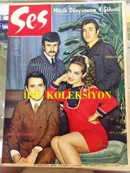 Ses Haftalık Aktüalite Sinema Tiyatro Müzik ve Gençlik Mecmuası Dergisi - 25 MAYIS 1968 - Sayı: 22 - DURUL GENCE - BERKANT - AYLA DİKMEN - EROL BÜYÜKBURÇ - FİKRET HAKAN - EKREM BORA - SÜLEYMAN TURAN - BELGİN DORUK - KARTAL TİBET - KENAN BÜKE - LALE BELKIS - LEYLA SAYAR - KENAN PARS - NICK ADAMS - MUZAFFER TEMA - FANTA 1960'LAR REKLAMI - FİGEN SAY - BRIGITTE BARDOT - NİSA SEREZLİ & TOLGA AŞKINER - YILMAZ GÜNEY - NEBAHAT ÇEHRE - SMALL FACES & ZEYNEP AKSU & CERENCE TAMP POSTERLERİ - FRANK SINATRA - ENGELBERT HUMPERDINCK - FERİDUN KARAKAYA - POSTERLİ 32 SAYFA TAM TAKIM DERGİ