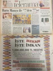 SABAH MELODİ GAZETESİ VE SABAH TELERAMA GAZETESİ -13 Eylül1997 -Söyleyemedikleriniz-Süleyman Turan-Ah şu kocalar-Hale Pakcan-Mimi ile Muti-Patrıck Mc Donnel-Bizim Aile-Mort Walker-Dıck Browne-Marvın-Tom Amstrong-astroloji-Şerif Ercan-Telekritik-Erdoğan sevgin--sabah TV’de bugün-Bu gün ne yapalım-Tekinel Baby-Şirin pancaroğlu-Meltem pusat-ruhsar Öcal-iner misin çıkar mısın-Elif Dinçer-Barış Manço-boran Kaya-Soner Arıca-Adem ile Havva-Tarık Akan-Sibel turnagöl-küçük korku sineması-Sam fıstık-İlyas Salman—Ayşen Gruda—Madonna—Kırk Douglas—Beşibiyerde-iş peşinde-yaşam tutkusu