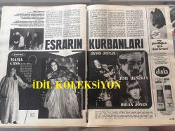 Ses Haftalık Aktüalite Sinema Tiyatro Müzik ve Gençlik Mecmuası Dergisi - 24 AĞUSTOS 1974 - Sayı: 35 -  HÜLYA KOÇYİĞİT - SERDAR GÖKHAN POSTERİ - YILMAZ GÜNEY - TÜRKAN ŞORAY - RÜÇHAN ADLI - SELİM SOYDAN - BARIŞ MANÇO - AJDA PEKKAN - AHMET ÖZHAN - EMEL SAYIN - NEŞE KARABÖCEK - GÖNÜL YAZAR - AYHAN IŞIK - AYTEN ALPMAN - CEM KARACA - TÜLİN ÖRSEK - SALİH KIRMIZI - LINDA BLAIR - CLINT EASTWOOD - ZAFER CİLASUN - ZEYNEP DEĞİRMENCİOĞLU - AHMET MEKİN - YALÇIN GÜLHAN - FİLİZ AKIN - JANIS JOPLIN - BRIAN JONES - EROL EVGİN - MEDİHA ŞEN - ESMERAY - NİLÜFER - İLHAN İREM - AZRA GÜN - KEMAL SUNAL - ZEKİ ALASYA - METİN AKPINAR - BARIŞ MANÇO - POSTERLİ 32 SAYFA TAM TAKIM DERGİ