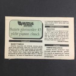17 NİSAN 1992 -TAKVİM YAPRAĞI-DOĞUM GÜNÜ HEDİYESİ-HUZUR TAKVİMİ,FATİHİN İSTANBUL ADALARINI FETHİ 1453,ÇANAKKALE ANITININ TEMELİNİN ATILMASI 1954,ÇOCUĞUNUZA İSİM,MANEVİ TEMİZLİK,MUKAYESE,YEMAĞE BAŞLARKEN
