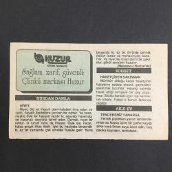 30 EYLÜL 1992 -TAKVİM YAPRAĞI-DOĞUM GÜNÜ HEDİYESİ-HUZUR TAKVİMİ,MEVLANANIN DOĞUMU 1207,KANUNİNİN TAHTA ÇIKMASI,1520,ÇOCUĞUNUZA İSİM,NİYET,HASETÇİDEN SAKINMAK,TENCERENİZ YANARSA
