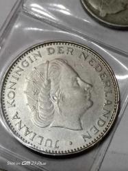 HOLLANDA 2  BUÇUK GULDEN 1972